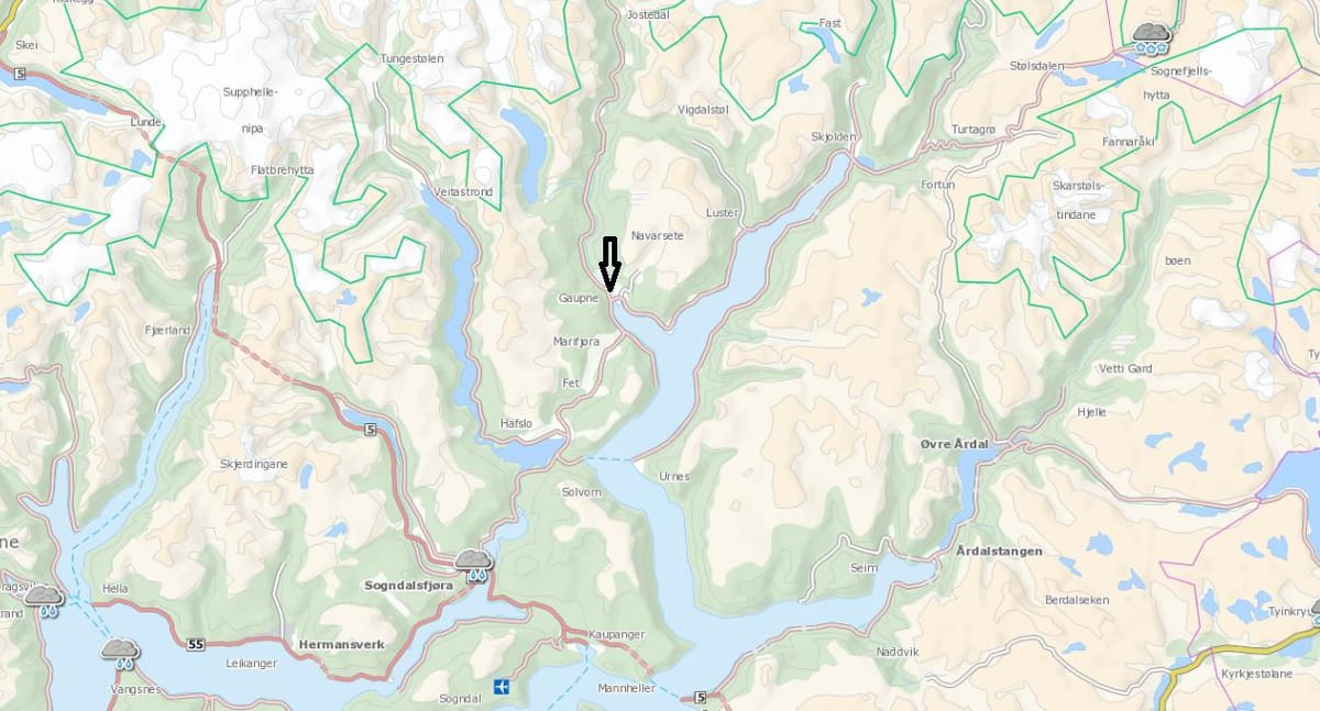 Térkép Norvégia kommune