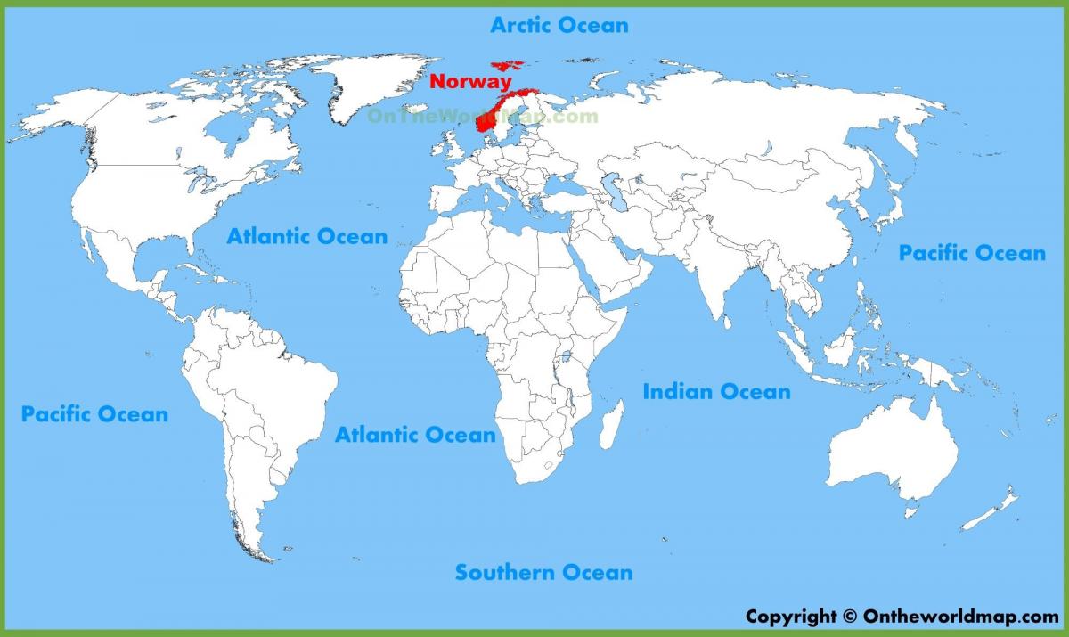 a világ térképe-Norvégia