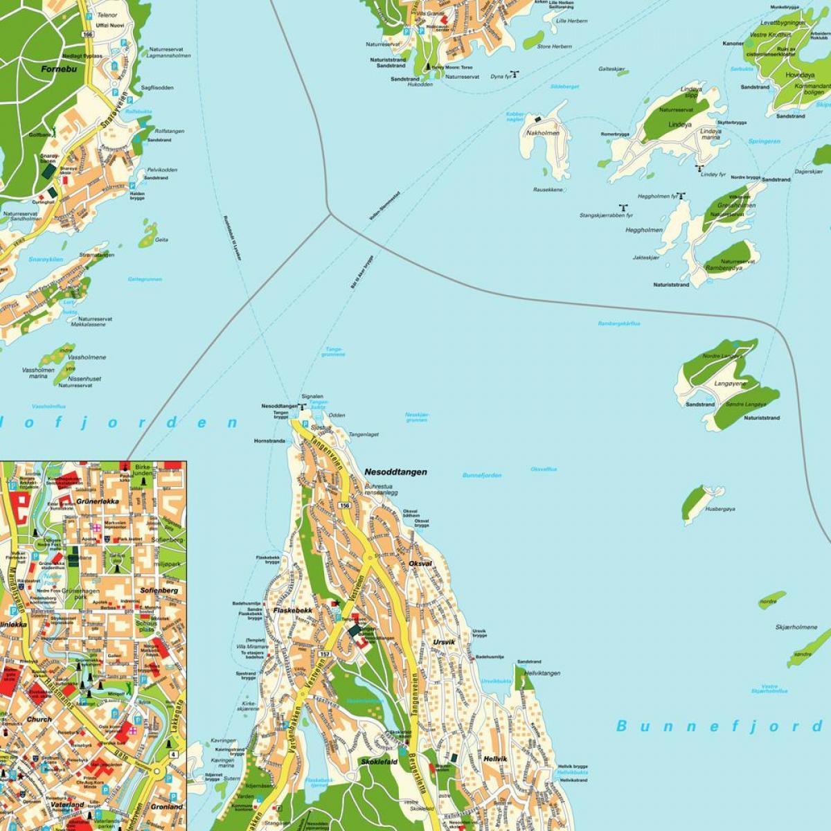 oslo, Norvégia térkép világ