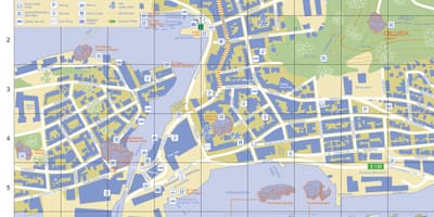 Alesund, Norvégia város térkép