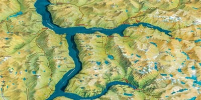 Térkép geiranger Norvégia