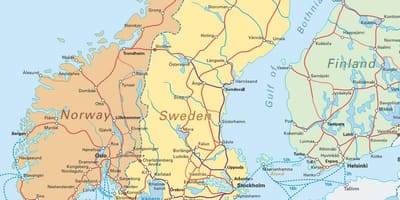 Térkép narvik Norvégia