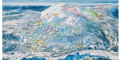 Ski Norvégia térkép