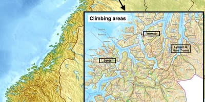 Tromsø Norvégia térkép